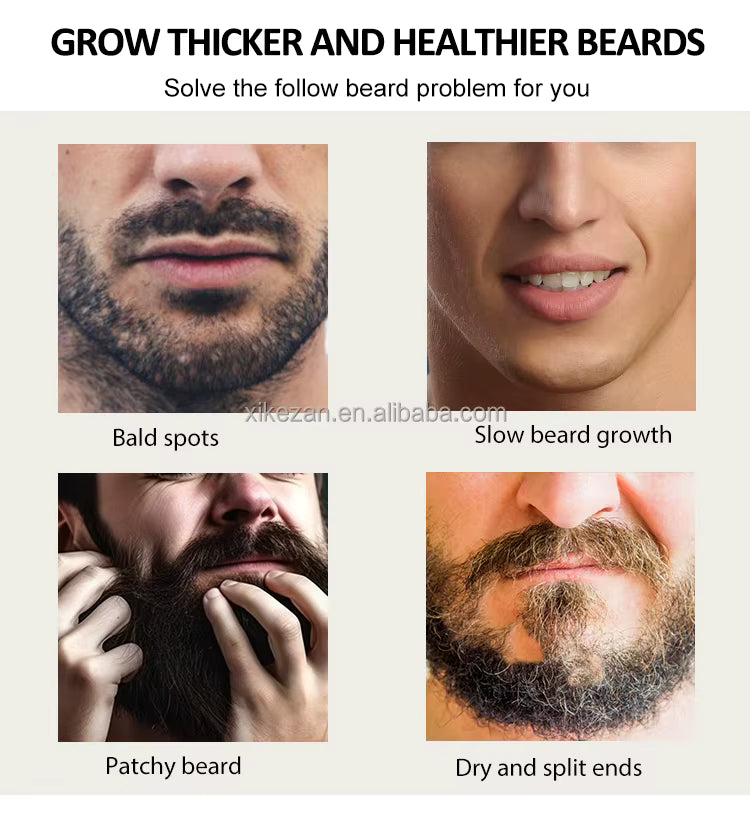 Beard Oil Growth Fast – 100% Pure Natural Organic Beard Growth Oil for Men